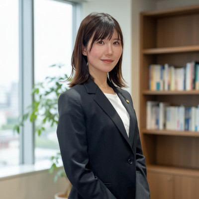 東京都足立区の北千住にある、司法書士・行政書士　ゆかり法務事務所の行政書士 岡野の写真です。 経営管理ビザ・高度専門職・外国人雇用を得意としています。相続、遺産承継、不動産登記、遺言、企業法務、商業登記、終活、在留資格申請、ビザ、永住許可申請、帰化申請、短期滞在、会社設立、家族信託、契約書作成に関するお悩みはお任せください。